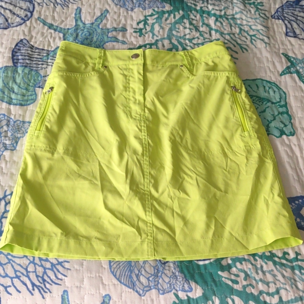 Neon Green Skort.